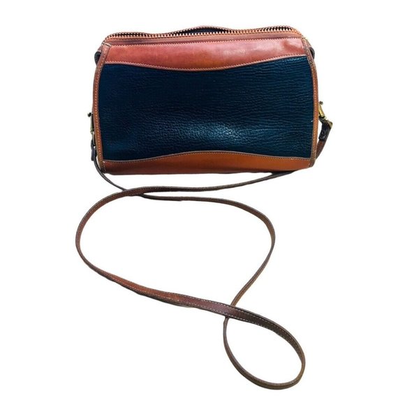 Vintage 90s Dooney and Bourke leather crossbody bag Made In USA - Picture 5 of 10